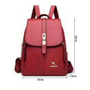 Mochila Feminina de Couro com Fivela - Sophie