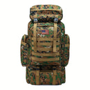Mochila Tática Impermeável 80L para Acampamento