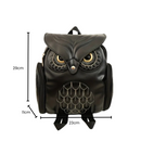 Mochila de Couro com Alça Ajustável - Coruja