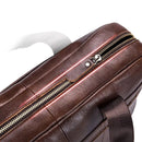 Mochila Masculina de Couro Legítimo - Cargo
