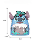 Mochila Escolar Feminina de Couro