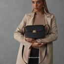 Bolsa de Luxo em Couro Legítimo Estruturada Gabrielle