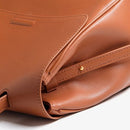 Bolsa de Ombro de Couro Oblíqua Estelle