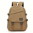 Mochila de Viagem Casual em Canvas Unissex