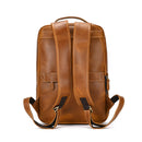 Mochila de Couro Impermeável Múltiplas Funções