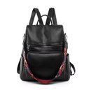 Mochila Feminina De Couro Rain