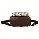 Mochila Feminina de Couro Ursinho Pooh