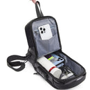 Mochila Transversal Masculina em Couro Italiano