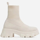 Bota Tratorada Brentwood  Feminina Cano Curto Sem Cadarço