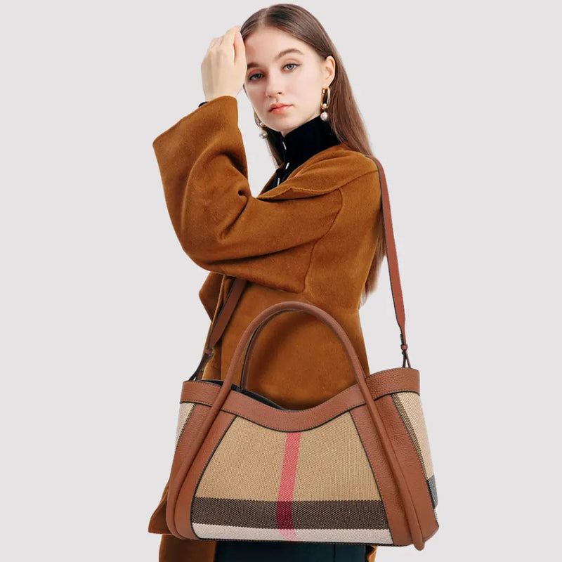 Bolsa de Luxo Céleste – Modelo Tote em Couro Genuíno