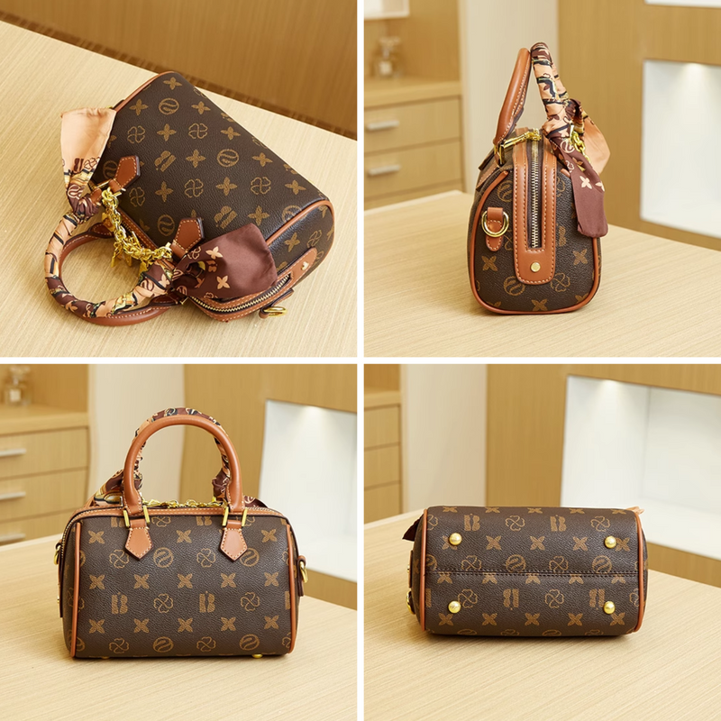 Bolsa de Luxo em Couro Genuíno Charlotte