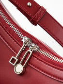 Bolsa Feminina de Ombro Meia Lua em Couro com Alça Ajustável - Camille