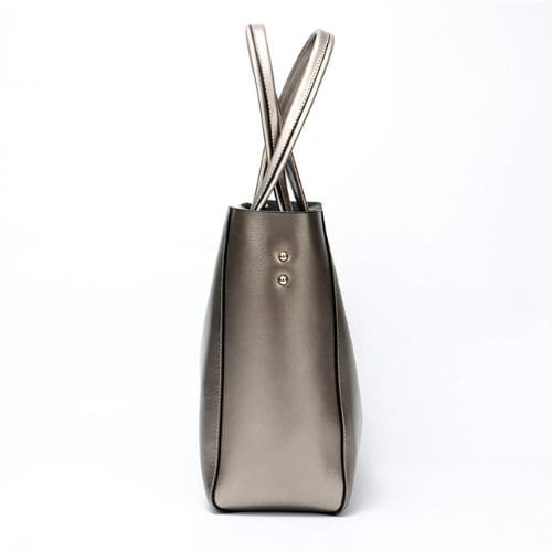 Bolsa Tote de Couro Brilhante Ophélie