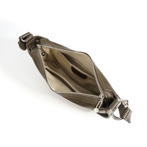 Bolsa de Ombro de Couro Minimalista Eugénie