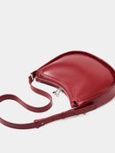 Bolsa Feminina de Ombro Meia Lua em Couro com Alça Ajustável - Camille