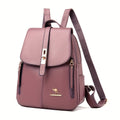 Mochila Feminina de Couro com Fivela - Sophie
