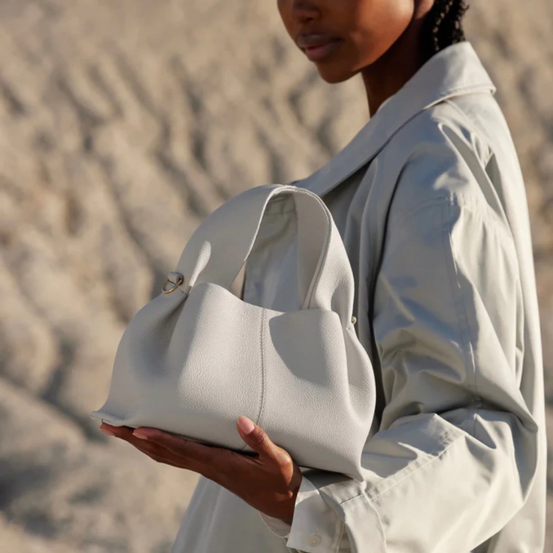 Bolsa de Luxo em Couro Estruturada Victoire