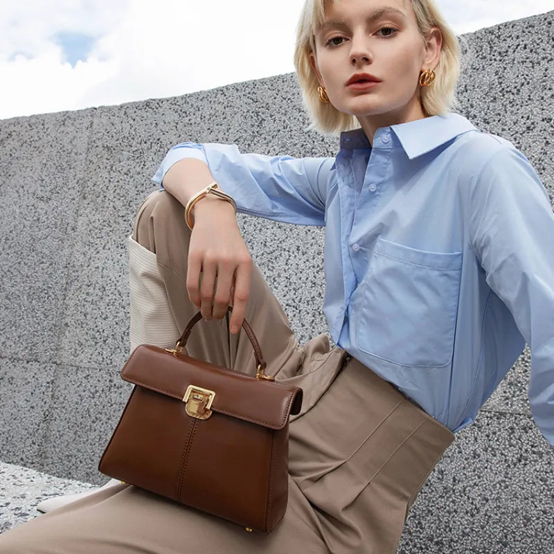 Bolsa Tiracolo Feminina Couro Modelo Heloise