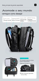 Mochila de Viagem Expansível Notebook ForceBag