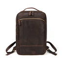 Mochila de Couro Impermeável Múltiplas Funções