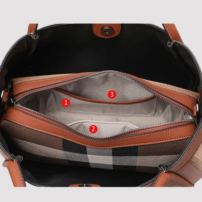 Bolsa de Luxo Céleste – Modelo Tote em Couro Genuíno