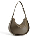 Bolsa de Ombro de Couro Minimalista Eugénie