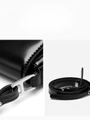 Bolsa Feminina Baguete Tiracolo em Couro com Alça Ajustável - Eléa