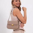 Bolsa de Luxo em Couro Legítimo Estruturada Gabrielle