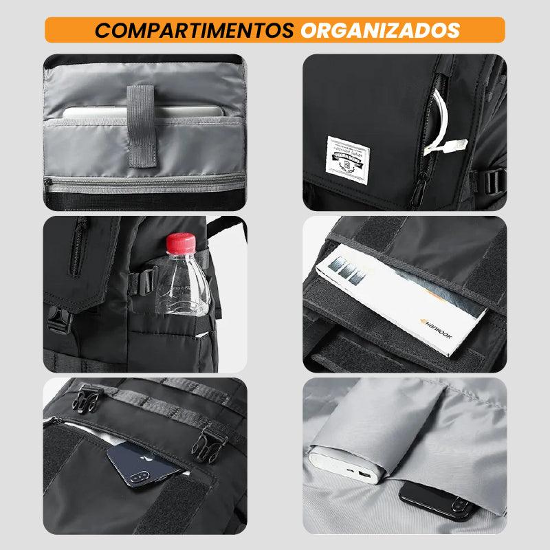 Mochila de Viagem Masculina Expansível Cargus