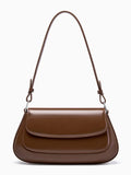 Bolsa Feminina Baguete Tiracolo em Couro com Alça Ajustável - Eléa