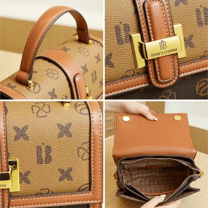 Bolsa de Luxo em Couro Genuíno Juliette