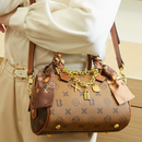 Bolsa de Luxo em Couro Genuíno Charlotte