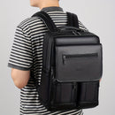 Mochila de Couro Masculina para Notebook - Ventus